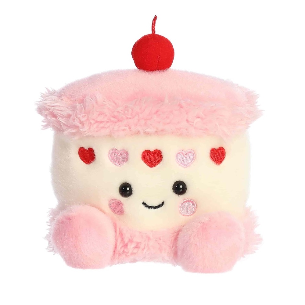 NWT Aurora Palm Pals Jubi Heart Cake plush  5”
